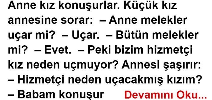 Anne melekler uçar mi?