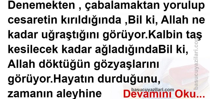 Bil ki, Allah Biliyor