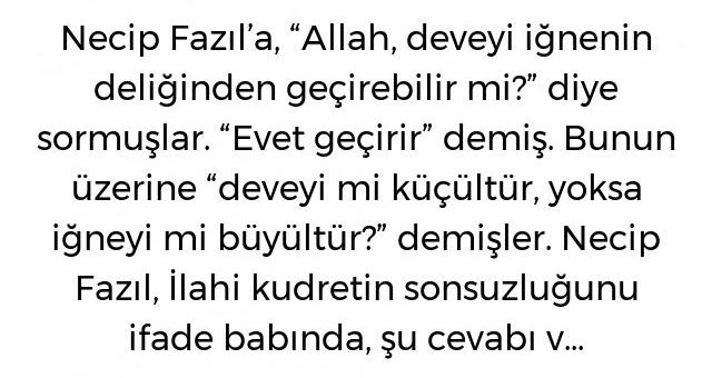 Necip Fazıl’dan Nükteler