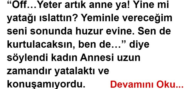 SENDE YAŞLANACAKSIN BİR GÜN