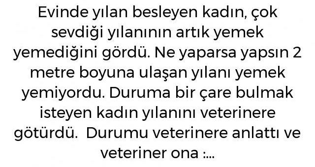 Yılan Tavsiyemdir Okuyun