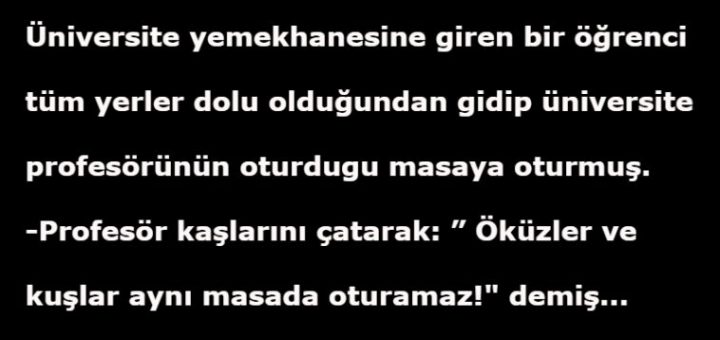 Öğrenciden Profesöre Çok İnce Ayar