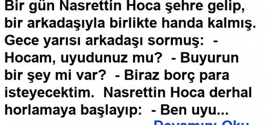 Ben Uyuyorum Fıkrası