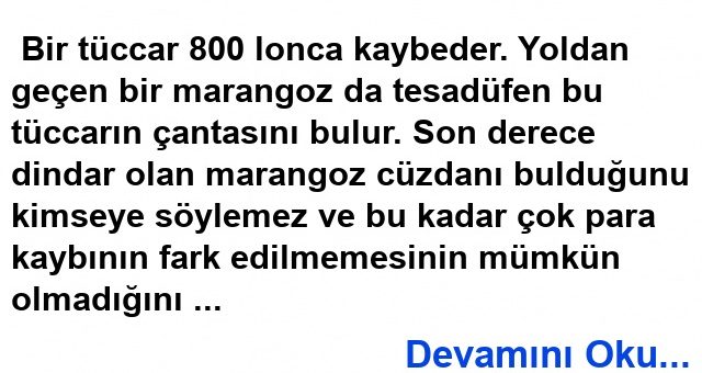 Güzel Bir Adalet Örneği