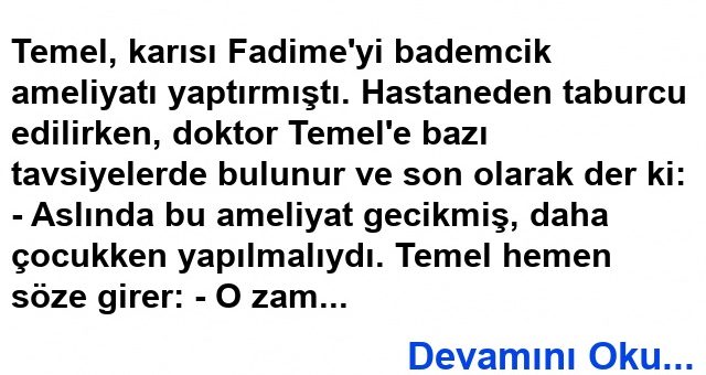 Hesabı O Ödesin Fıkrası