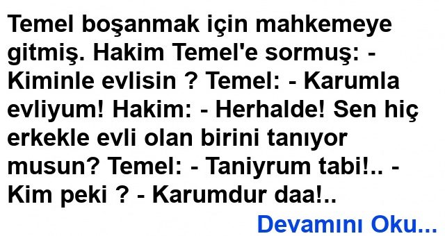 Karumdur Daa Fıkrası