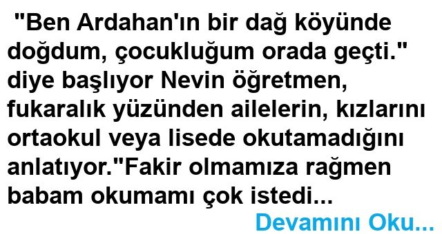 GERÇEK BİR HİKAYE