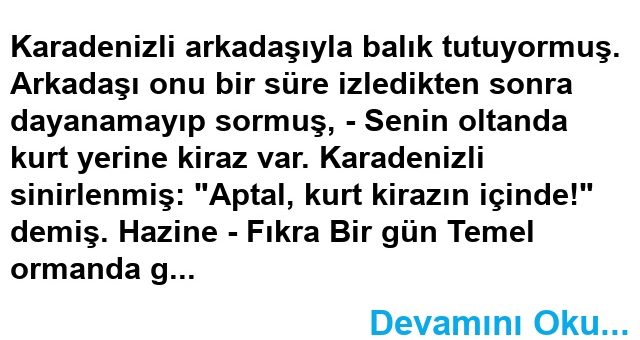 Kirazın İçinde – Fıkra