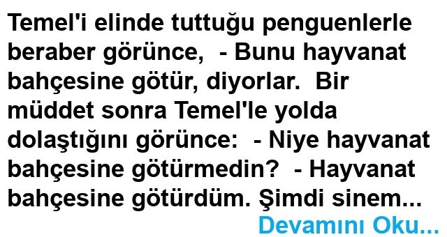 Sinemaya Cideyruz Fıkrası