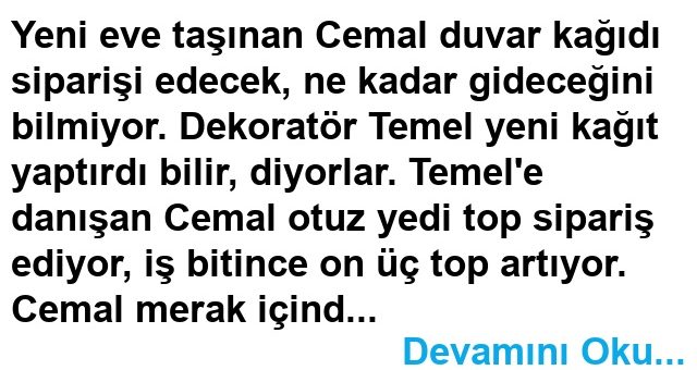 Tesadüfe Bak Fıkrası