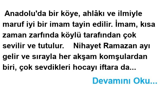 İmam mı Hırsız, Kur’an mı Öksüz !