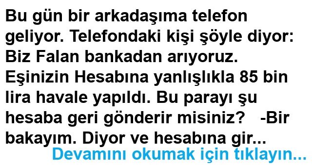 Dolandırıcılık Uyarısı!