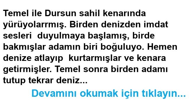 İyilik Yap Denize At Fıkrası