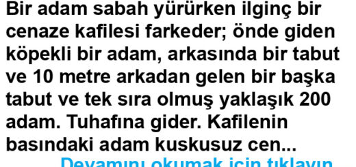 Sıraya Geç Fıkrası